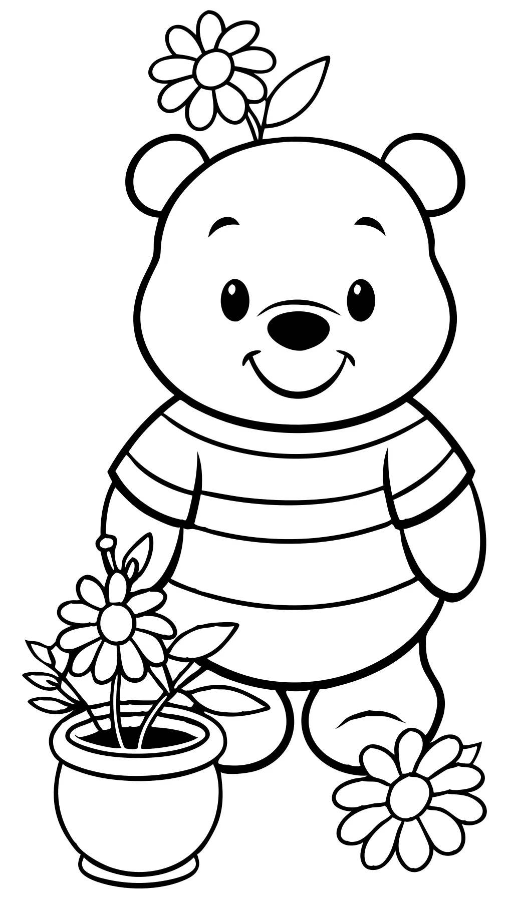 free pooh coloring pages